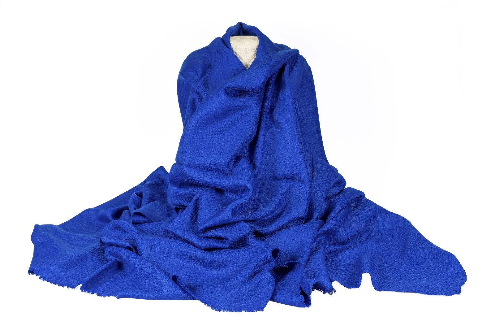 Royal Sapphire Pashmina – Pure Cashmere Shawl